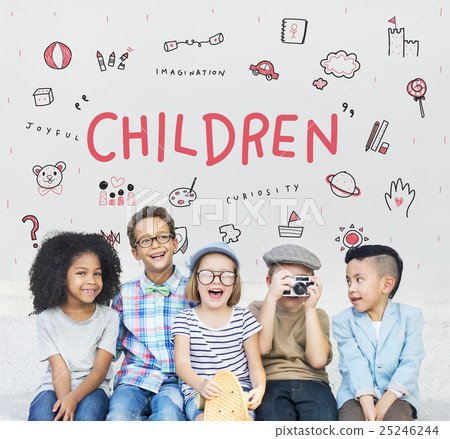 Imagine Kids Freedom Education Icon Conept 25246244
