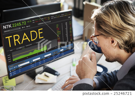 Stock Exchange Trading Forex Finance Graphic Concept Stock Exchange Trading Forex Finance Graphic Concept 25246721