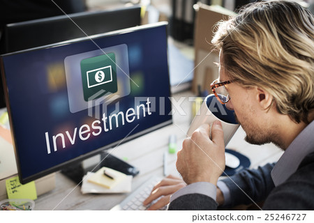 Electronic E-Banking Investment Economics Concept Electronic E-Banking Investment Economics Concept 25246727