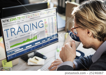 Stock Exchange Trading Forex Finance Graphic Concept Stock Exchange Trading Forex Finance Graphic Concept 25246867