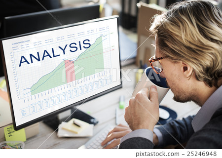 Analysis Graphs Business Marketing Goals concept Analysis Graphs Business Marketing Goals concept 25246948