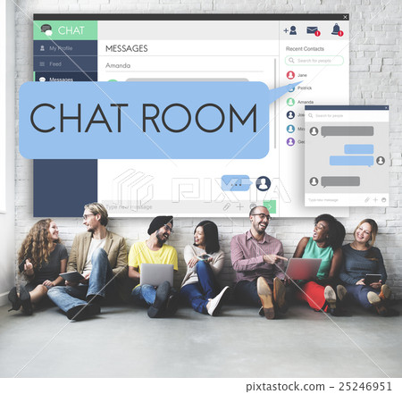 Chat Room Chatting Communication Connect Concept Chat Room Chatting Communication Connect Concept 25246951