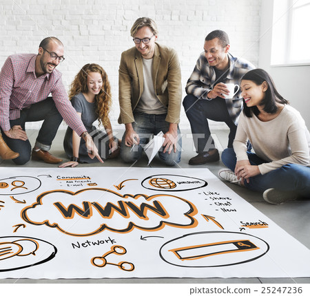 Online Network Connect Global Sharing Media Concept Online Network Connect Global Sharing Media Concept 25247236