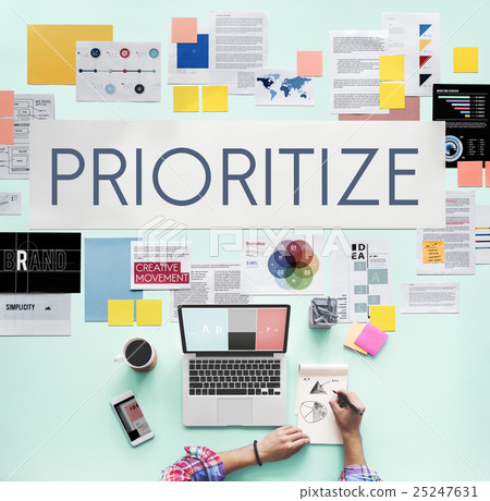 Prioritize Emphasize Efficiency Important Task Concept 25247631