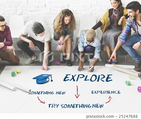 Academic Education Explore Knowledge Graphic Concept 25247688