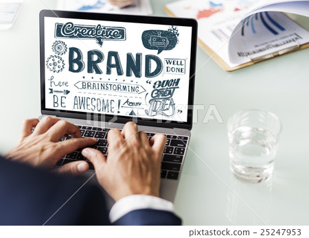 Brand Corporate Business Planning Marketing Management Concept 25247953