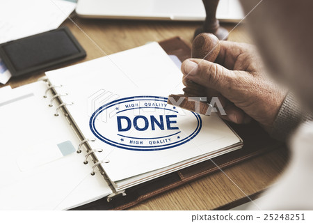 Done Finish Achievement Good Great Sign Concept Done Finish Achievement Good Great Sign Concept 25248251