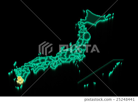 Japan Green Frame "Kagoshima" 25248441