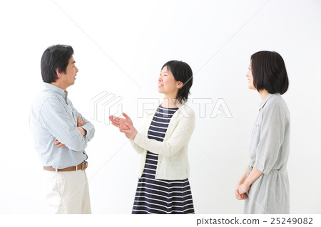 Discussing men and women Middle Young 25249082