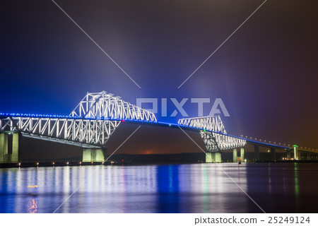 Night view of Tokyo Gate Bridge (Wakasimohama Park) Shot taken in September 2016 25249124
