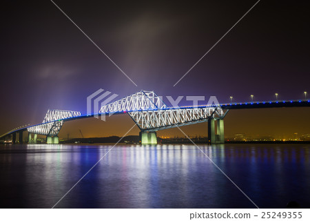 Night view of Tokyo Gate Bridge (Wakasimohama Park) Shot taken in September 2016 25249355