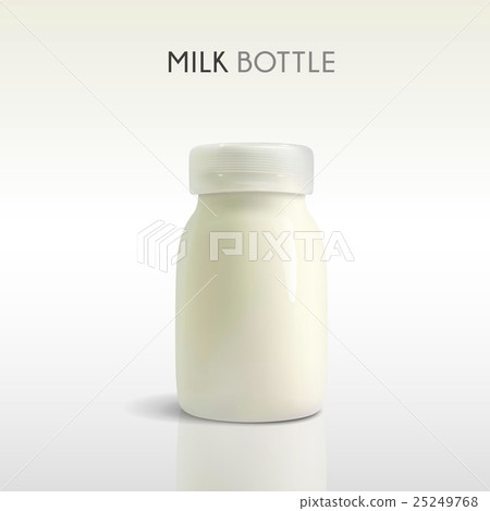 Milk glass bottle template Milk glass bottle template 25249768