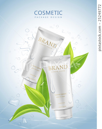 Refreshing cosmetic package design 25249772