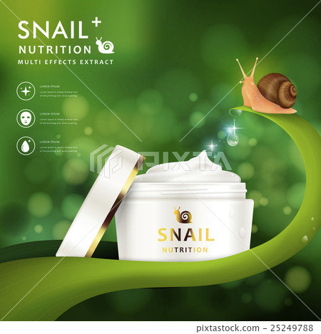 Cream mask ad template 25249788