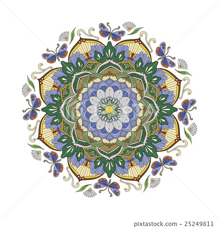 Decorative Mandala ornament 25249811