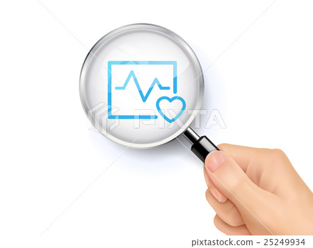 Cardiogram icon sign 25249934
