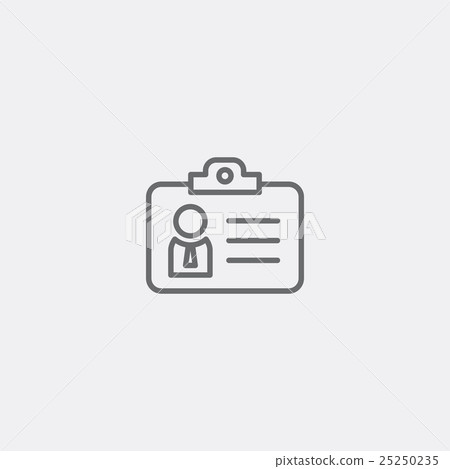 identify card icon identify card icon 25250235