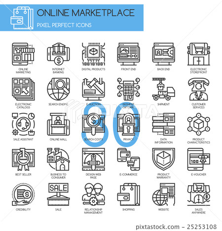 Online Marketplace ,Pixel Perfect Icons Online Marketplace ,Pixel Perfect Icons 25253108