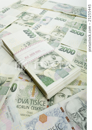 czech banknotes nominal value thousand crowns 25255445