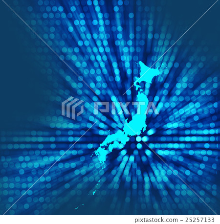 Japan Map Business Technology - Stock Illustration [25257133] - PIXTA