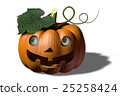 Halloween pumpkin with eyeballs 25258424