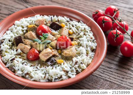 Thai green chicken curry Thai green chicken curry 25258999