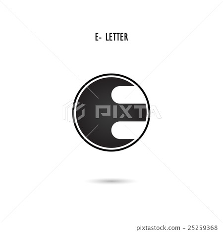 Creative E-letter icon abstract logo design Creative E-letter icon abstract logo design 25259368