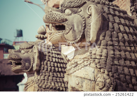 Temples of Durbar Square in Bhaktapur, Kathmandu 25261422