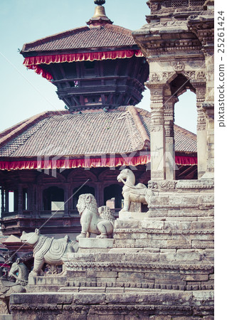 Temples of Durbar Square in Bhaktapur, Kathmandu 25261424
