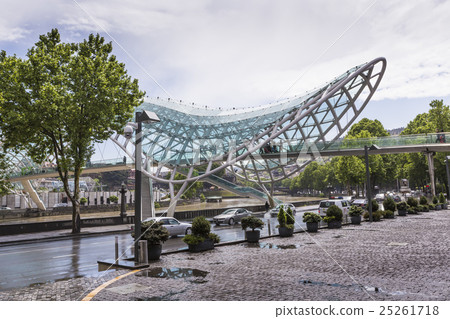 The Bridge of Peace in Tbilisi, capital of Georgia The Bridge of Peace in Tbilisi, capital of Georgia 25261718