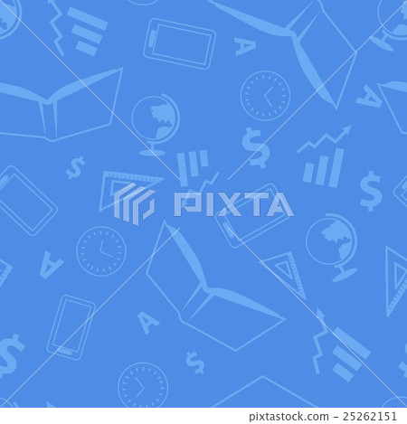 Seamless Pattern with School Elements. Vector Seamless Pattern with School Elements. Vector 25262151