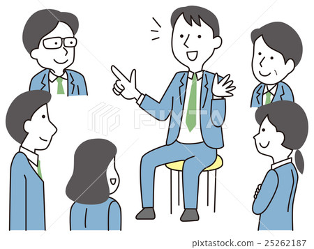 Businessmen chatting 25262187