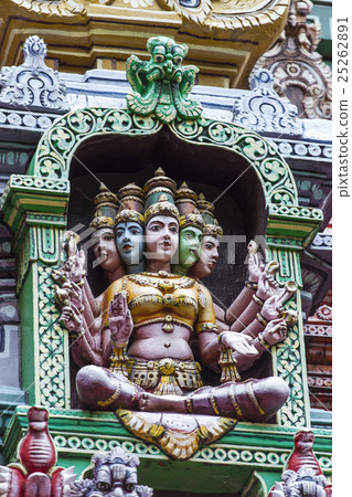 Detail of Meenakshi Temple in Madurai, India Detail of Meenakshi Temple in Madurai, India 25262891