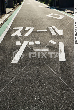 Road Marking School Zone 25263489