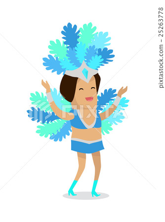 Woman in Carnaval Costume Woman in Carnaval Costume 25263778