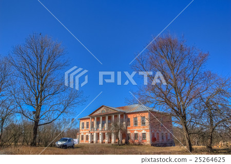 Landscape with an old building Landscape with an old building 25264625