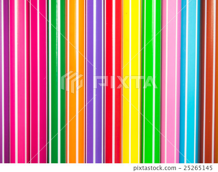 Abstract background from row of colorful pen 25265145