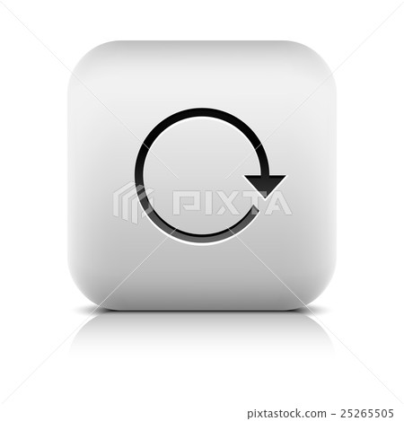 Arrow sign reload, rotation, reset, refresh icon - Stock Illustration ...