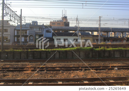 view out of window from Sanin Main Line of kyoto 25265649