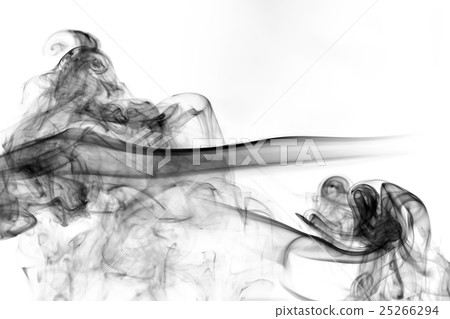 Toxic fumes movement on a white background.. 25266294