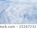 The view from the window of airplane above cloud 25267232