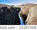 Beautiful cliffs in Thingvellir National Park 25267308