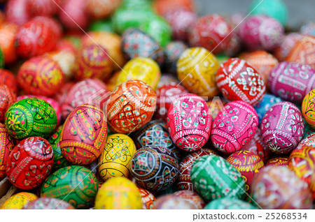 Colorful Easter eggs sold in annual fair 25268534