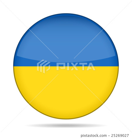 button with flag of Ukraine - Stock Illustration [25269027] - PIXTA