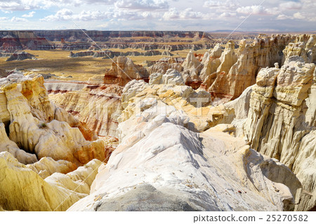 Sandstone hoodoos in Coal Mine Canyon, Arizona 25270582