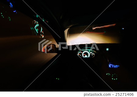 Driving at night. Driving at night. 25271406