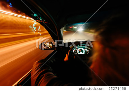 Driving at night. Driving at night. 25271466