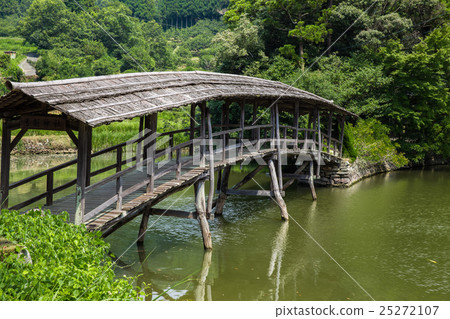 廊橋(愛媛縣內川町鵝卵石橋神社橋) 廊橋(愛媛縣內川町鵝卵石橋神社橋) 25272107