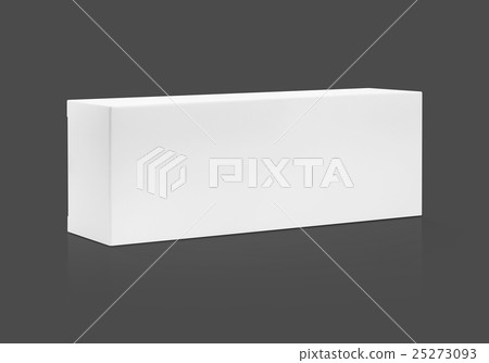 blank packaging white paper cardboard box 25273093