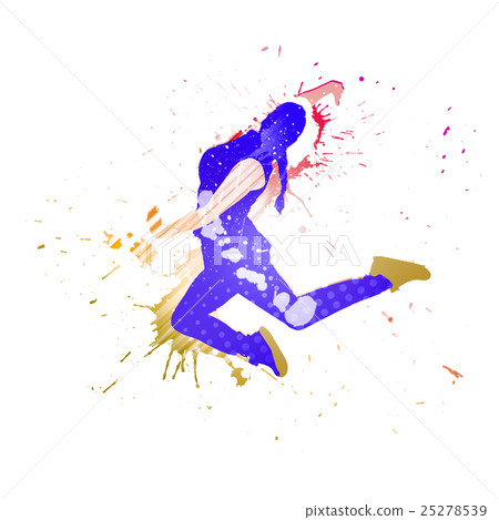 Dancer silhouette Dancer silhouette 25278539